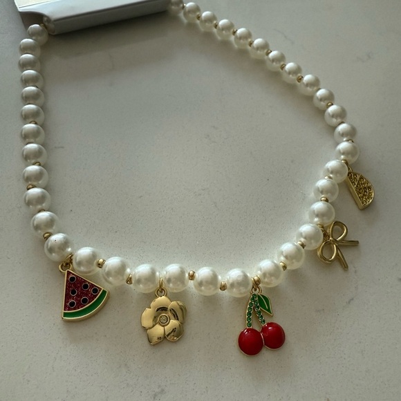 SUGARFIX by BaubleBar Farmer's Market Charm Pendant Necklace - Multicolor - NWT - Picture 6 of 7